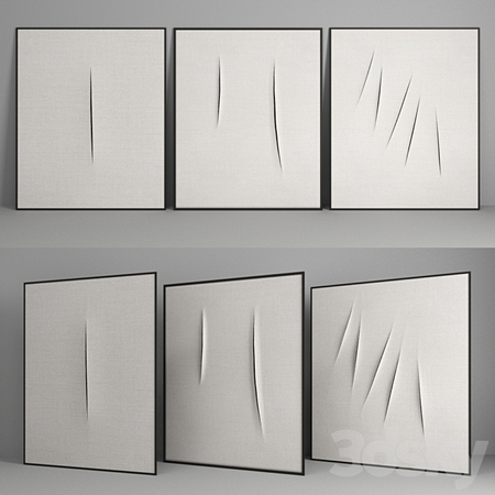 Concept Spatial by Lucio Fontana